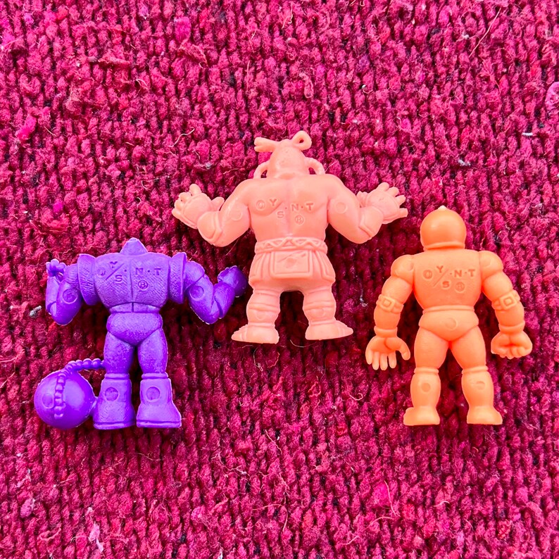 Vintage M.U.S.C.L.E. Men Action Figures Set of 3 Vintage Etsy