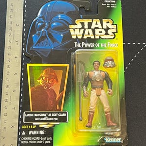 Star Wars Power of the Force 2 Action Figure - LANDO CALRISSIAN as Skiff Guard