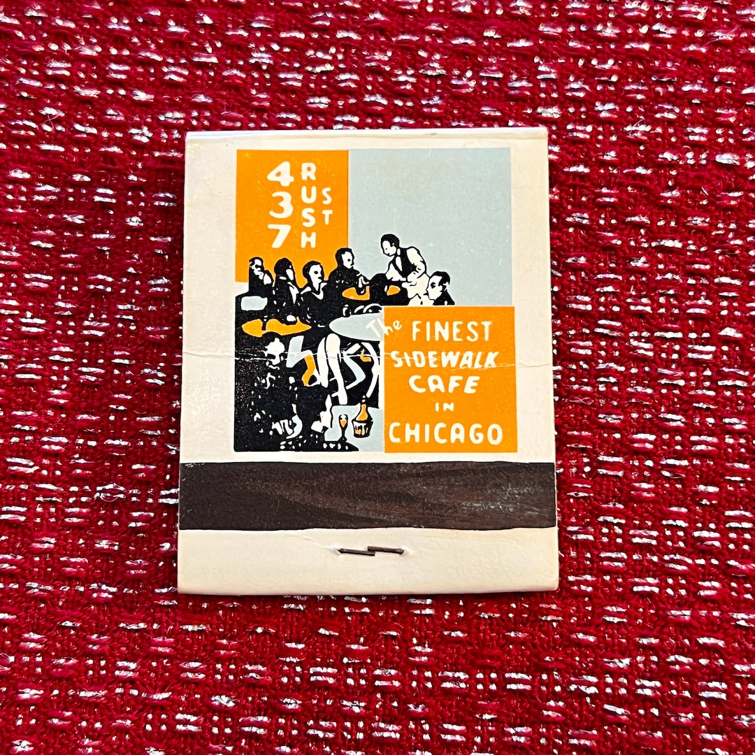 Vintage Chicago Matchbook Vintage Restaurant Matches RICCARDO