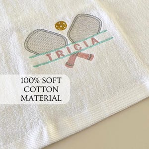 Gift Partner Present Pickleball Gear Monogrammed Sweat Towel Pickleball Accessories