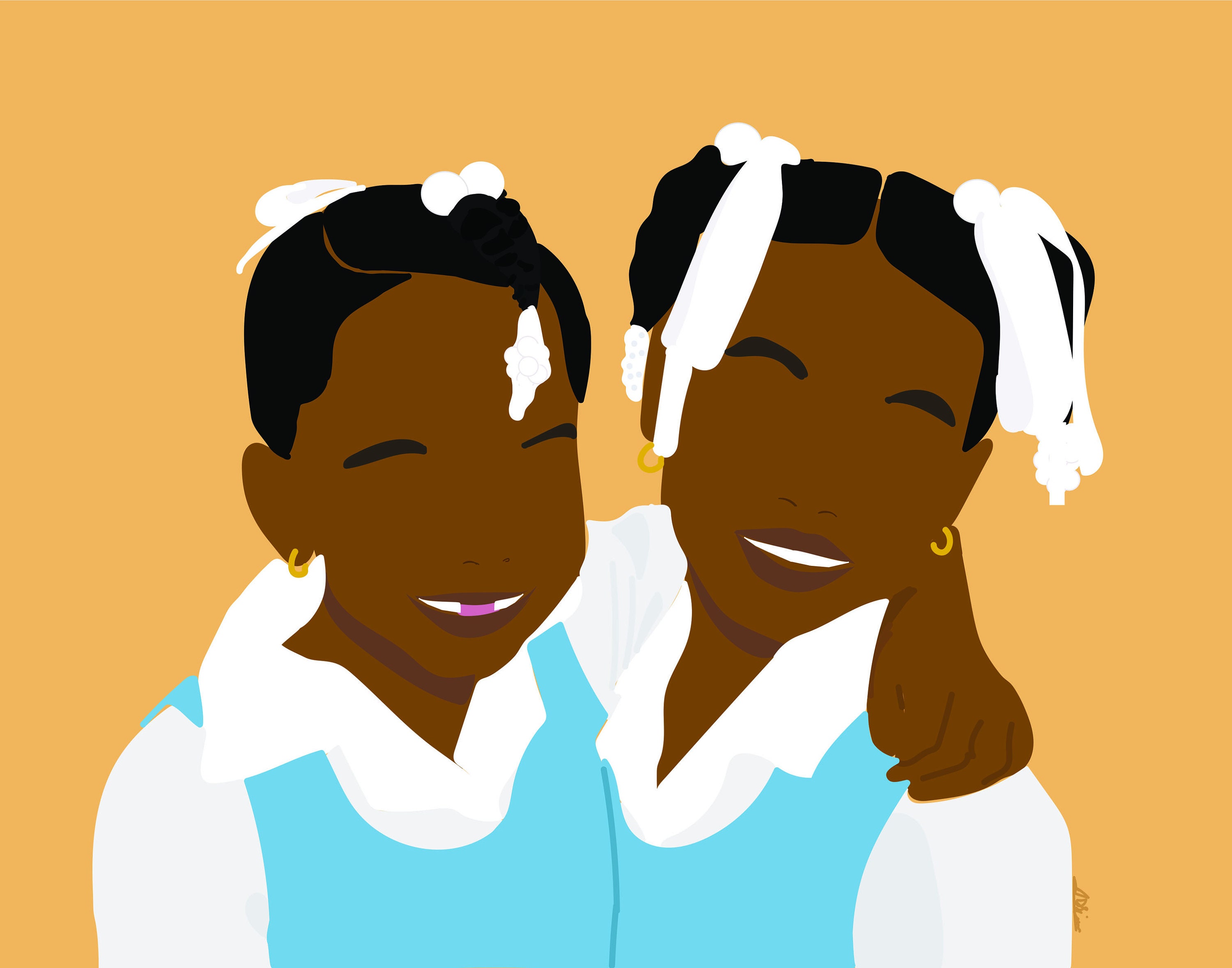 School Girl Wall Art Wall Art for Girls Bedroom Minimalist Etsy