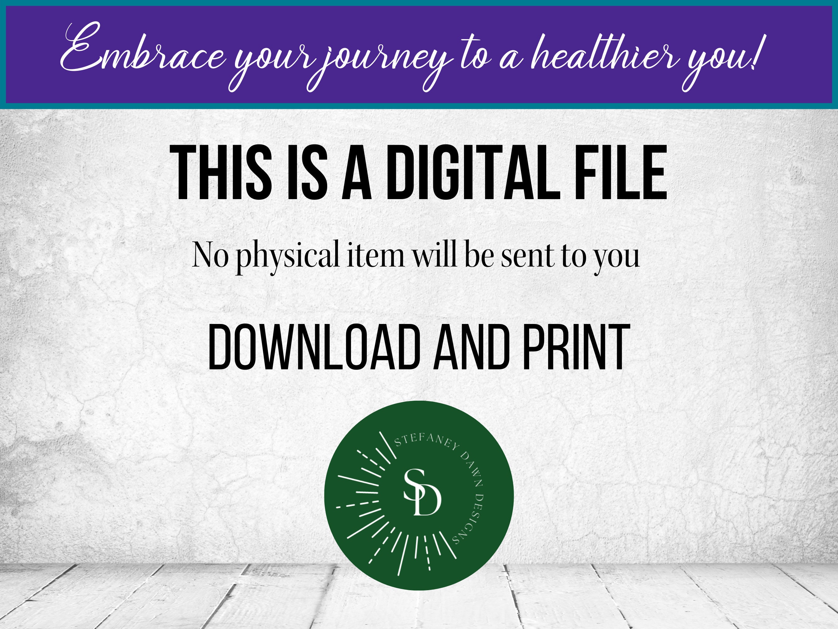 Printable Digital Weight Loss Tracker Bundle, Health Fitness Exercise ...