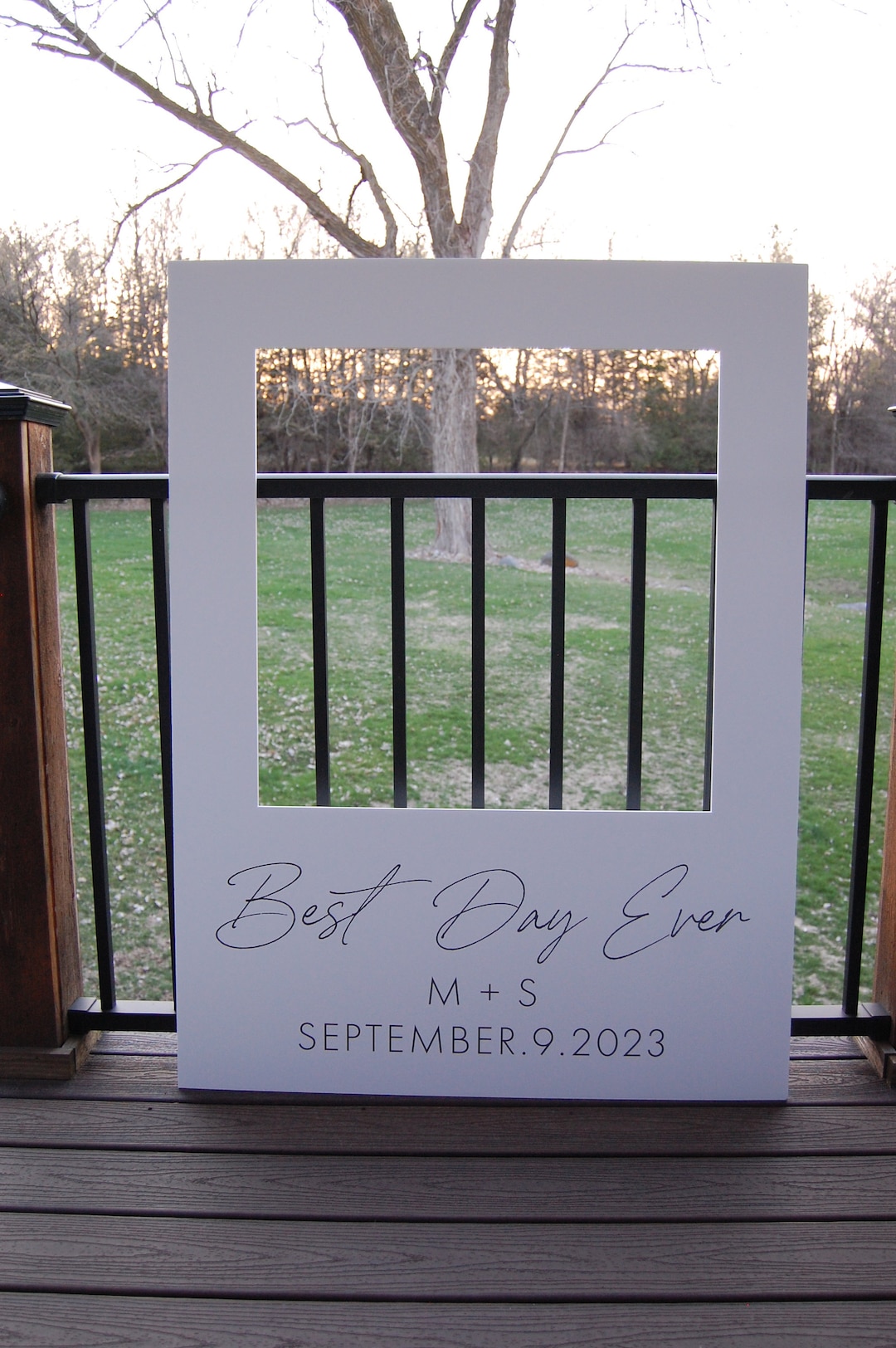 Photo Prop Frame, Photo Frame Cut Out, Wedding Polaroid Cut Out, Selfie ...