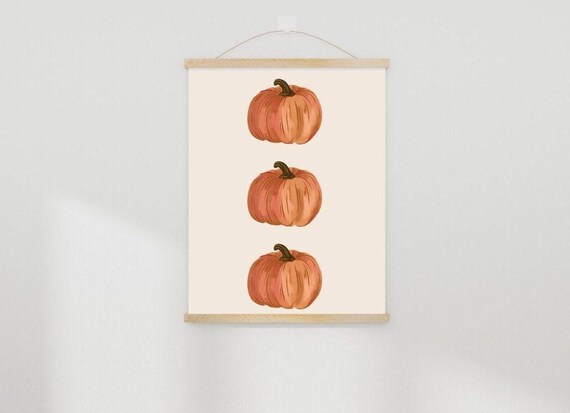 Pumpkin Print Pumpkin Sign Printable Autumn Decor Autumn - Etsy
