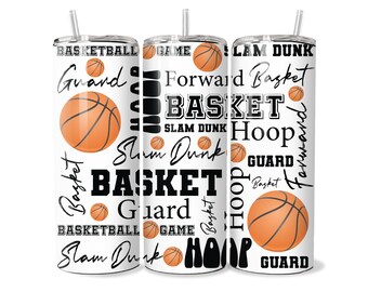 Basketbaltuimelaar | 20oz basketbaltuimelaar | 20oz magere tuimelaar | Cadeaus voor haar | Cadeaus voor hem | Sport magere tuimelaar