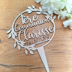 Confirmation Cake Topper - Canada