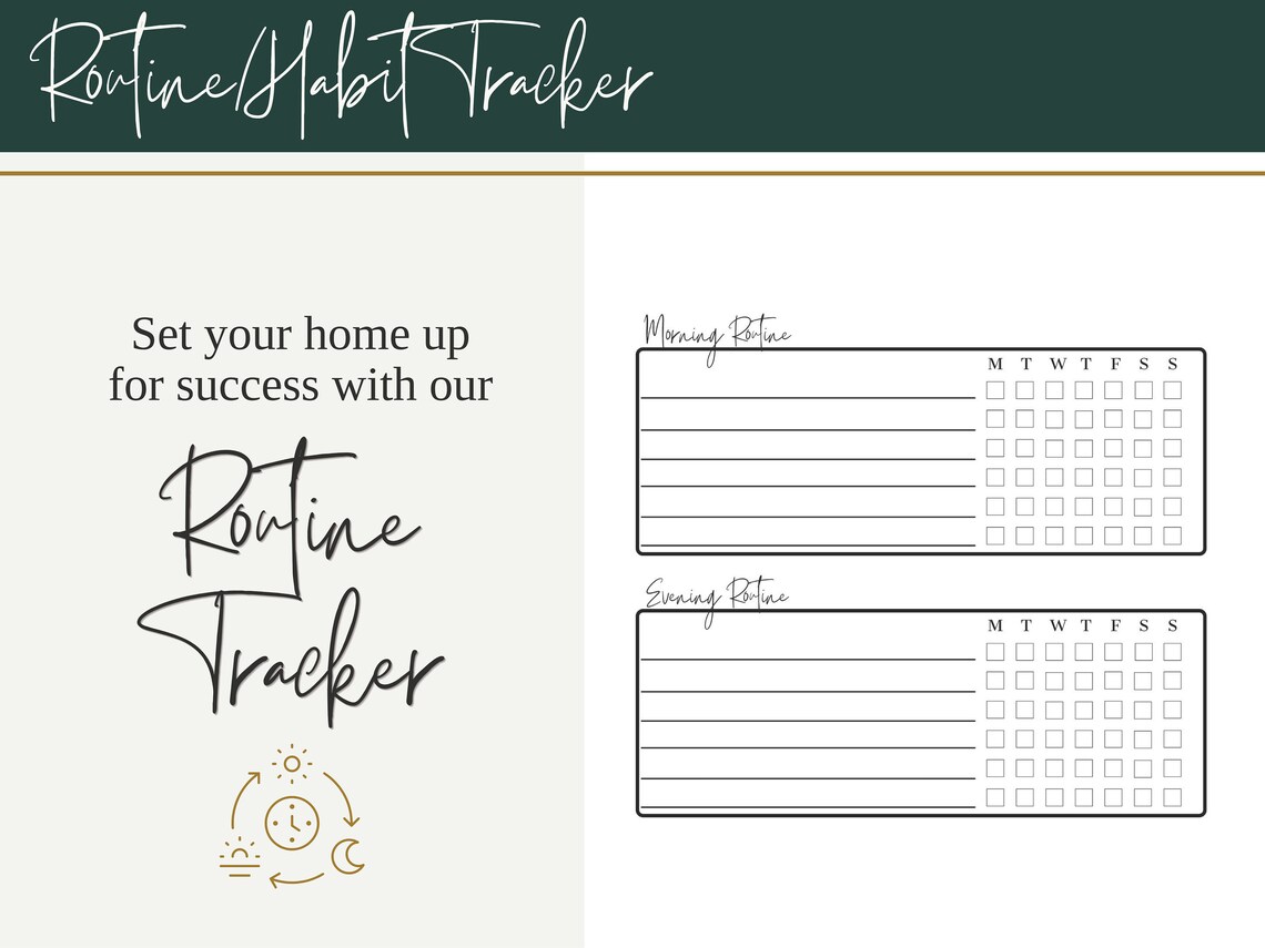 Command Center Printable Minimalist Home Management - Etsy