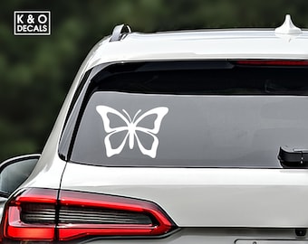 Butterfly Vinyl Decal,  Butterfly Car Decal, Butterfly Laptop Sticker
