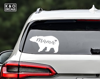 Mama Bear Decal, Mug Decal, Tumbler Decal, Car Decal, Mom Life, Mothers Day, Vinyl Decal, Mama Bear Sticker