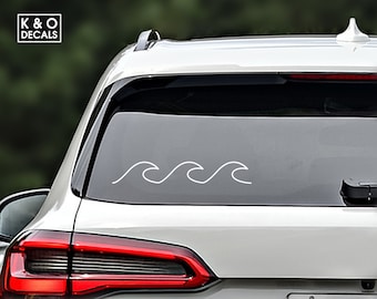 Wave Decal, Wave Sticker, Ocean Decal, Ocean Sticker