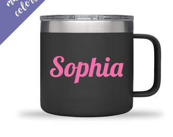 Custom Name Decal, Custom Text Decal, Vinyl Name Stickers For Water Bottle, Personalized name decal