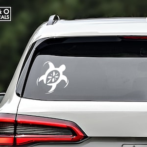 Turtle Decal, Turtle Car Sticker