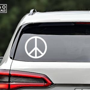 Peace Sign Vinyl Decal