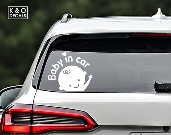 Adesivo Sticker Pegatinas Decals BABY ON BOARD CAR TUNING