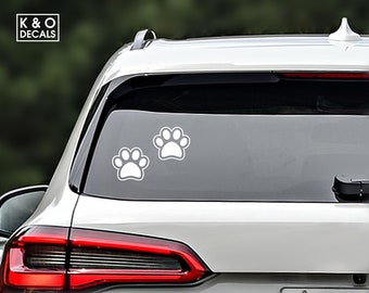 Cat Paws Decal, Cat Paws Car Sticker