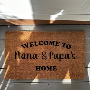 Nana & Papa&#39;s Home Doormat