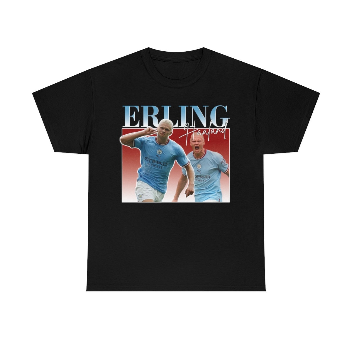 Discover Erling Haaland Man City T-Shirt