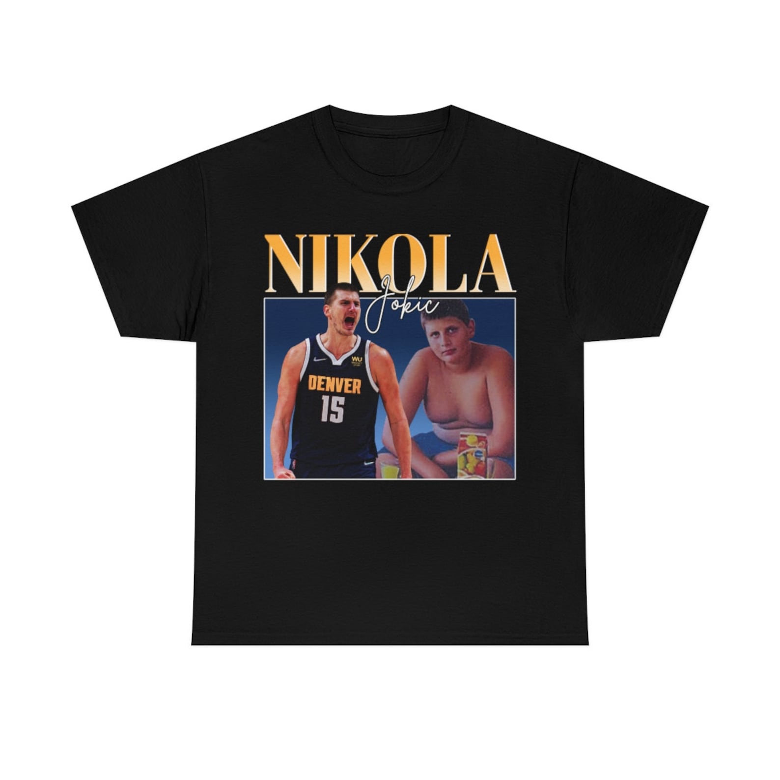 NIKOLA JOKIC Vintage Funny Tshirt Jokic NBA Bootleg Retro Etsy