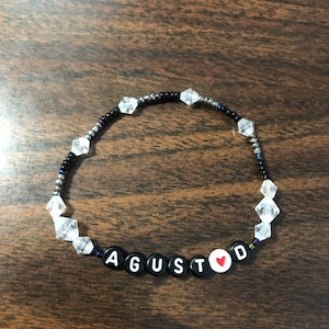Personalized BTS Bias Beaded Bracelets