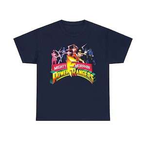 Power Rangers Camiseta unisex de algodón pesado