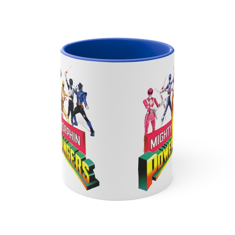 Power Rangers Mighty Morphin Accent Mug 11oz - Etsy