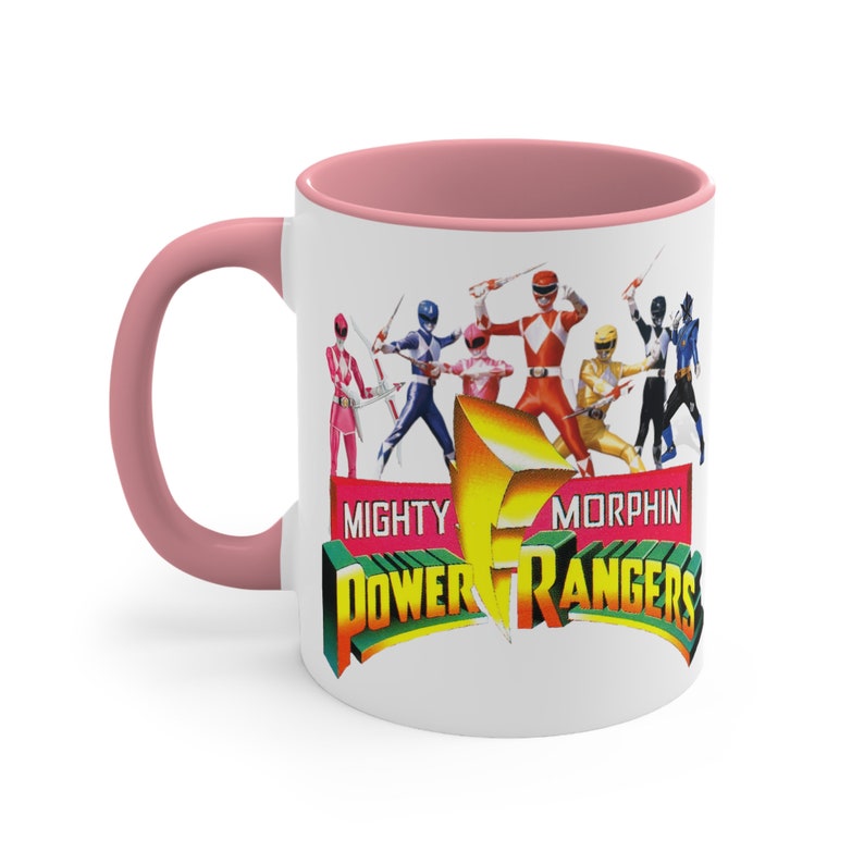 Power Rangers Mighty Morphin Accent Mug 11oz - Etsy