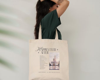 Happily Ever After / Disney World Cotton Canvas Tote Bag