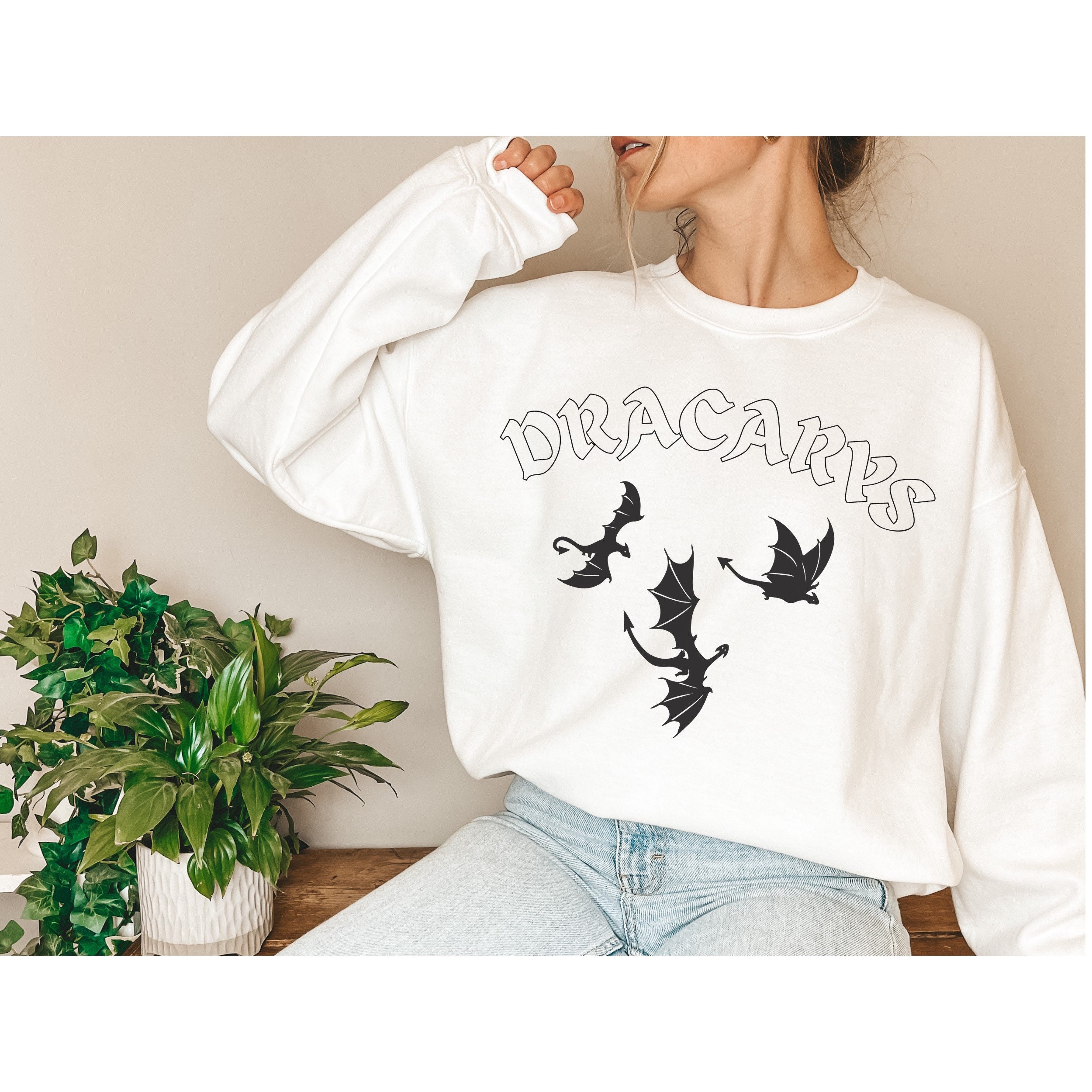 DRACARYS Game of Thrones Unisex Crewneck Sweatshirt Etsy