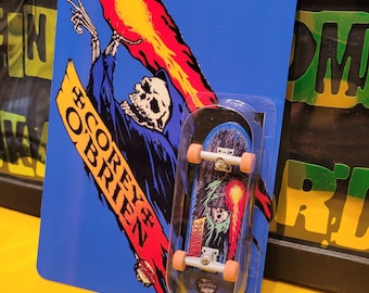 Fingerbomb SK8boards complete custom retro style Fingerboard