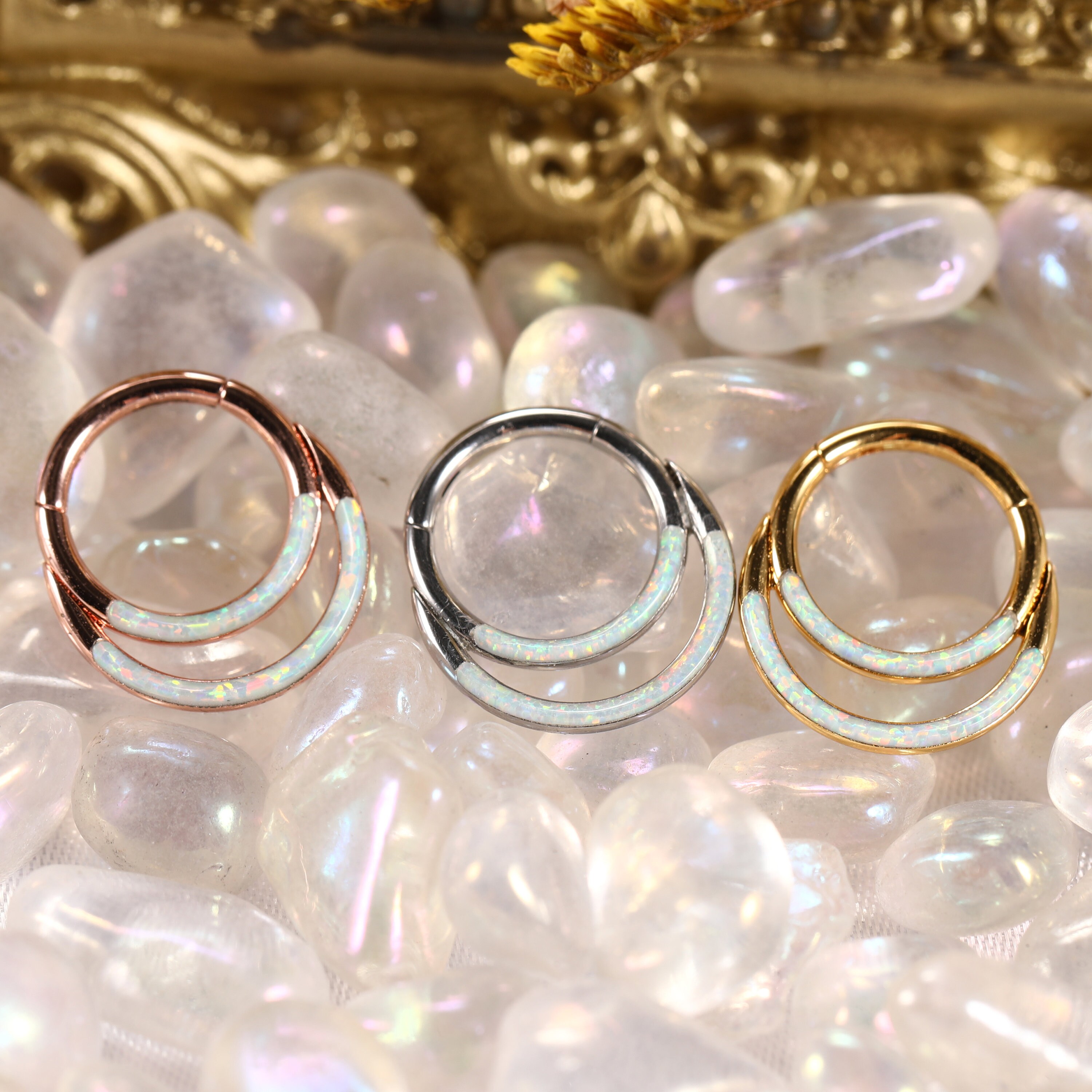 Brillantino, Cristallo Bianco, 4, 5 E 6 Mm, Acciaio Chirurgico - Set - Foto 2