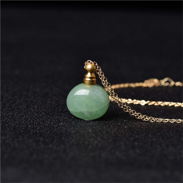 Urna de jade • Mini urna de cristal para mascotas • Urna conmemorativa de cenizas pequeñas • Collar de cenizas • Urna para cenizas humanas
