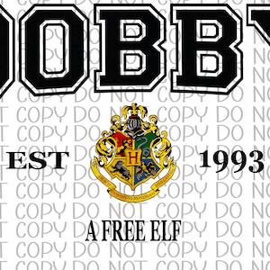 Dobby Wizard Sublimation Digital Download