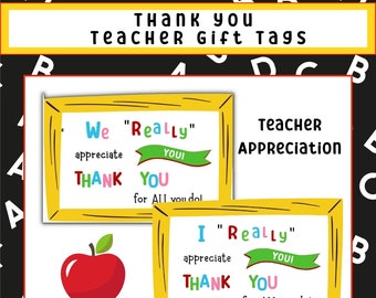 Remerciements pour le personnel de l'école, cadeau de remerciement pour les enseignants, étiquette de remerciement, étiquette d'enseignant imprimable, étiquette de cadeau de la Saint-Valentin, étiquette de remerciement pour employé