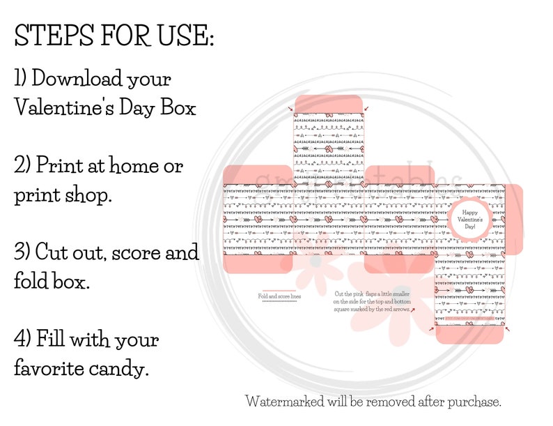 Printable Valentine Box School Kid Valentine Valentine Box - Etsy