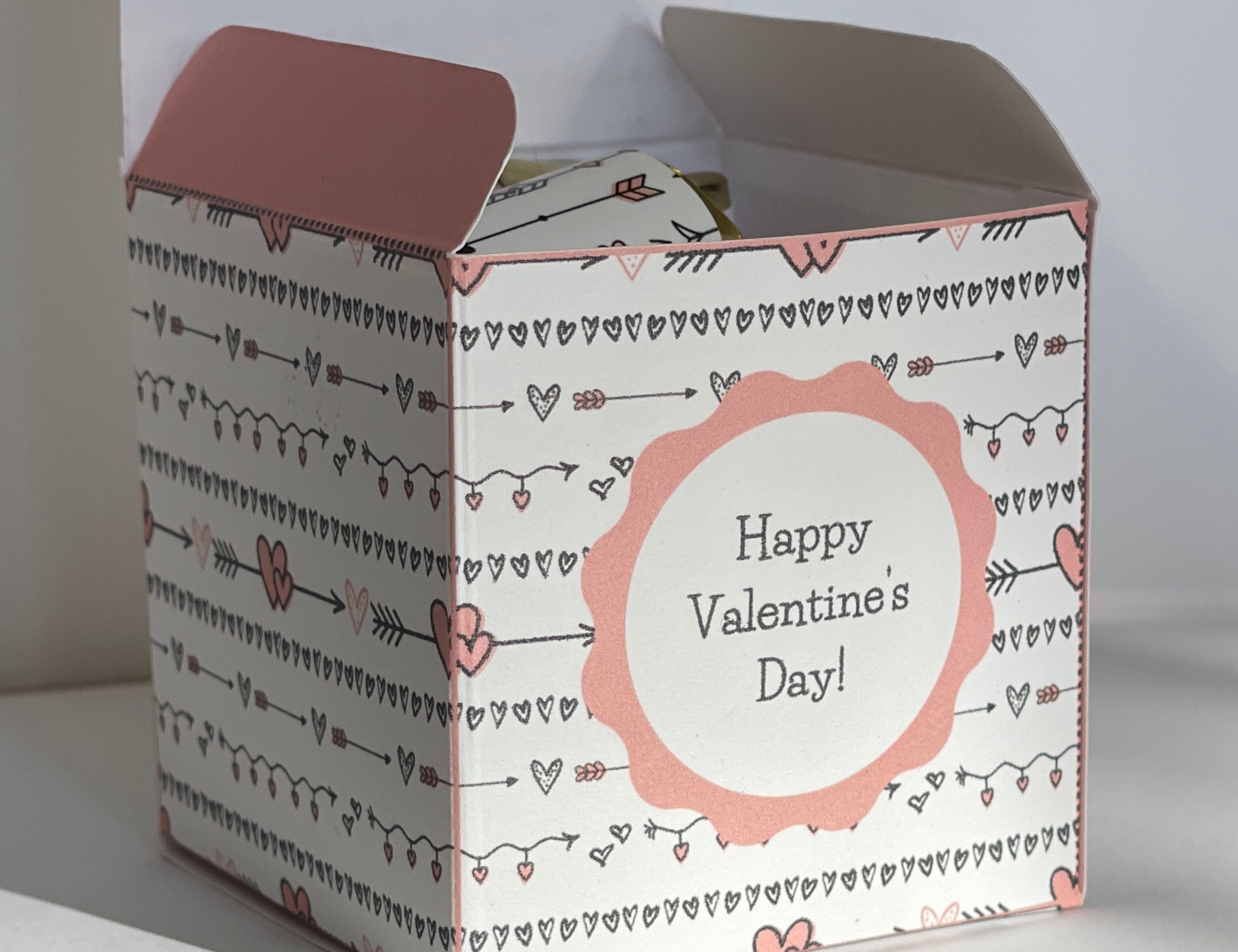 Printable Valentine Box, School Kid Valentine, Valentine Box Template ...