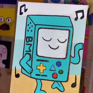 Glow-in-the-dark dancing BMO