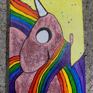 Lady Rainicorn Painting