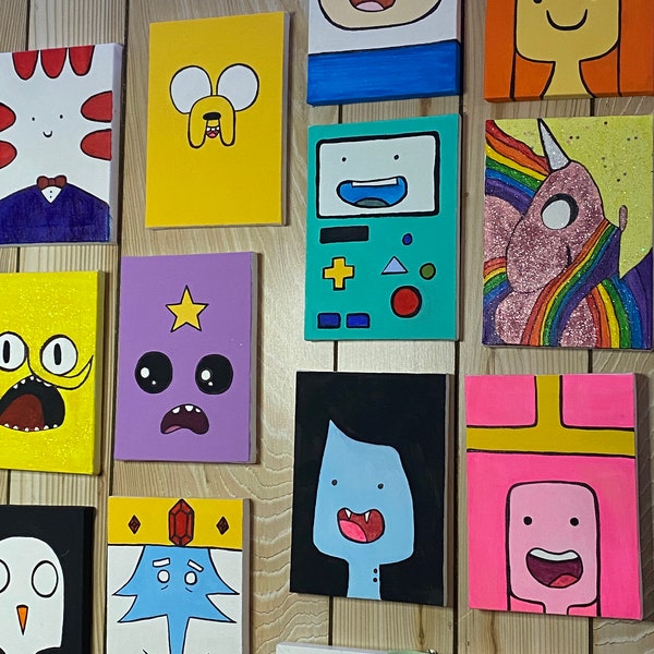 Adventure Time Canvas Painting - Etsy