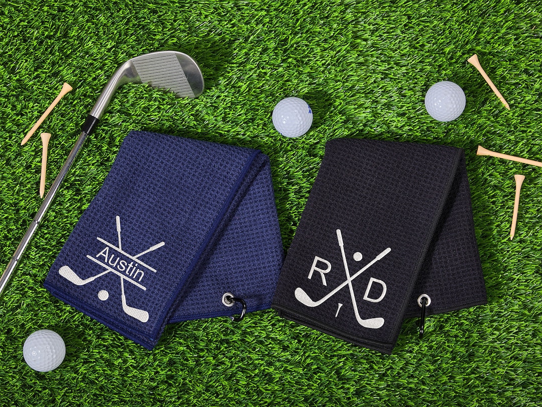 Personalised Golf Towel,embroidered Golf Towel Custom Golf Towel,golf