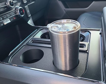 Ford F-150 Cup Holder Insert (2021–2026, 14th Gen) Center Console Organizer