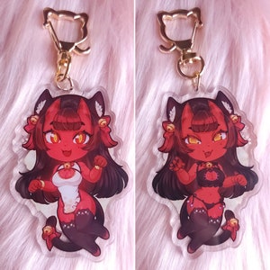 Meru the Succubus NEW Acrylic Keychain Neko Meru