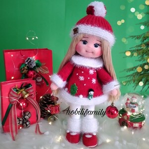 Amigurumi doll for sale Amigurumi doll Finished Crochet Doll Finished Crochet Amigurumi doll Finished Crochet Doll for sale christmas doll