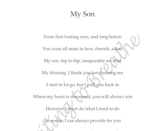 Writingforyou Personalised Poem Gift For All Occasions - Etsy