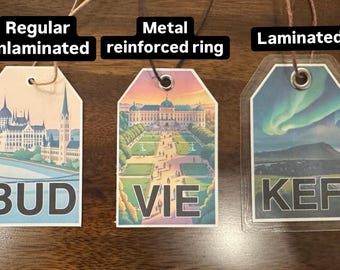 Personalized Airport Code Luggage Tag: Wanderlust Travel Gift