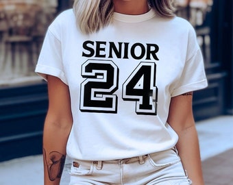 Senior 2024 T-Shirt, Graduation Gift, Gift for Him, High School Graphic Tees, Graduation Party Gifts, Graduate Outfit, Class of 2024 Shirt