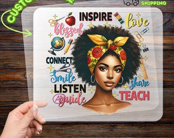 Inspirational Teacher Empowerment Iron-On Decal, Motivational Education DTF Transfer, Ready to Press for Educators