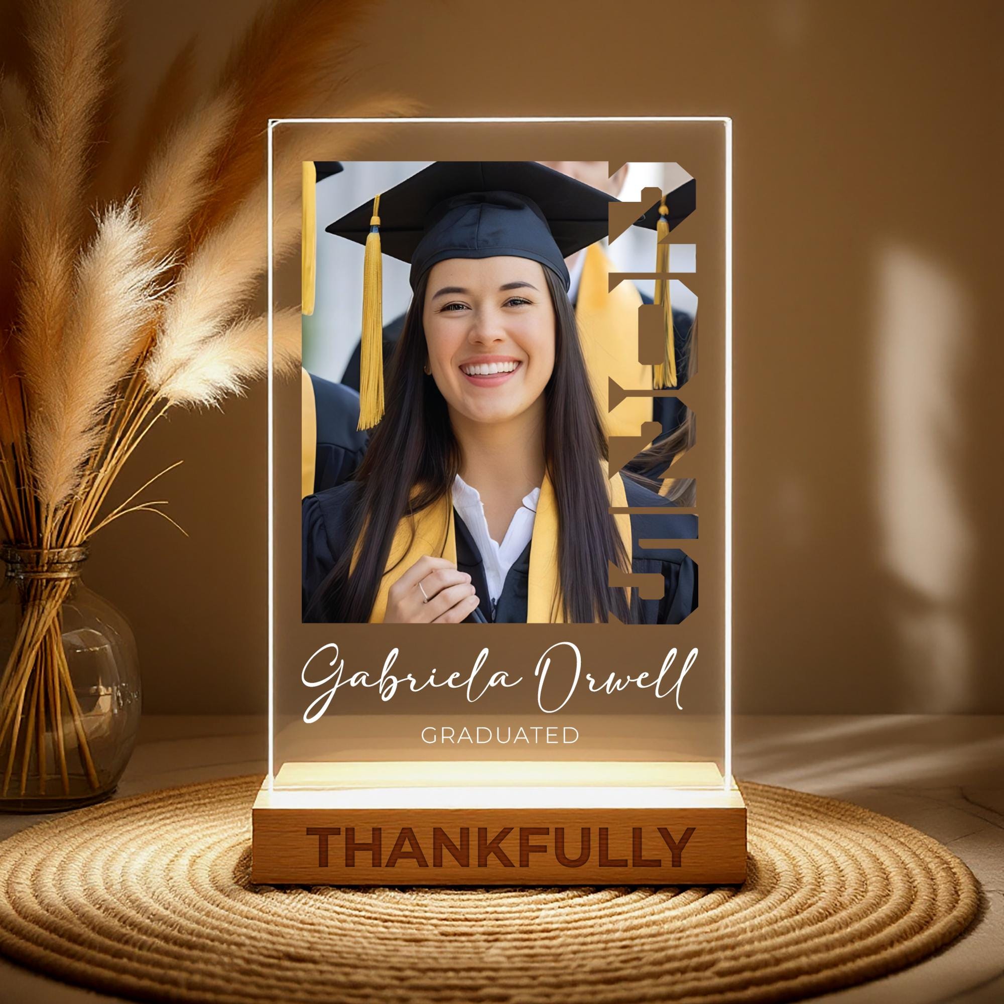 Personalized Graduate Keepsake, Graduation Acrylic Frame, Graduation ...