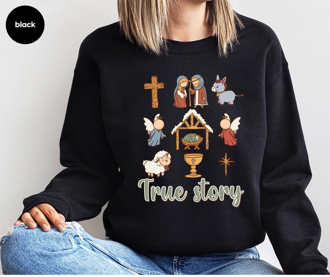 LOVE PEACE JESUS CHIRSTMAS MINERAL GRAPHIC SWEATSHIRTS