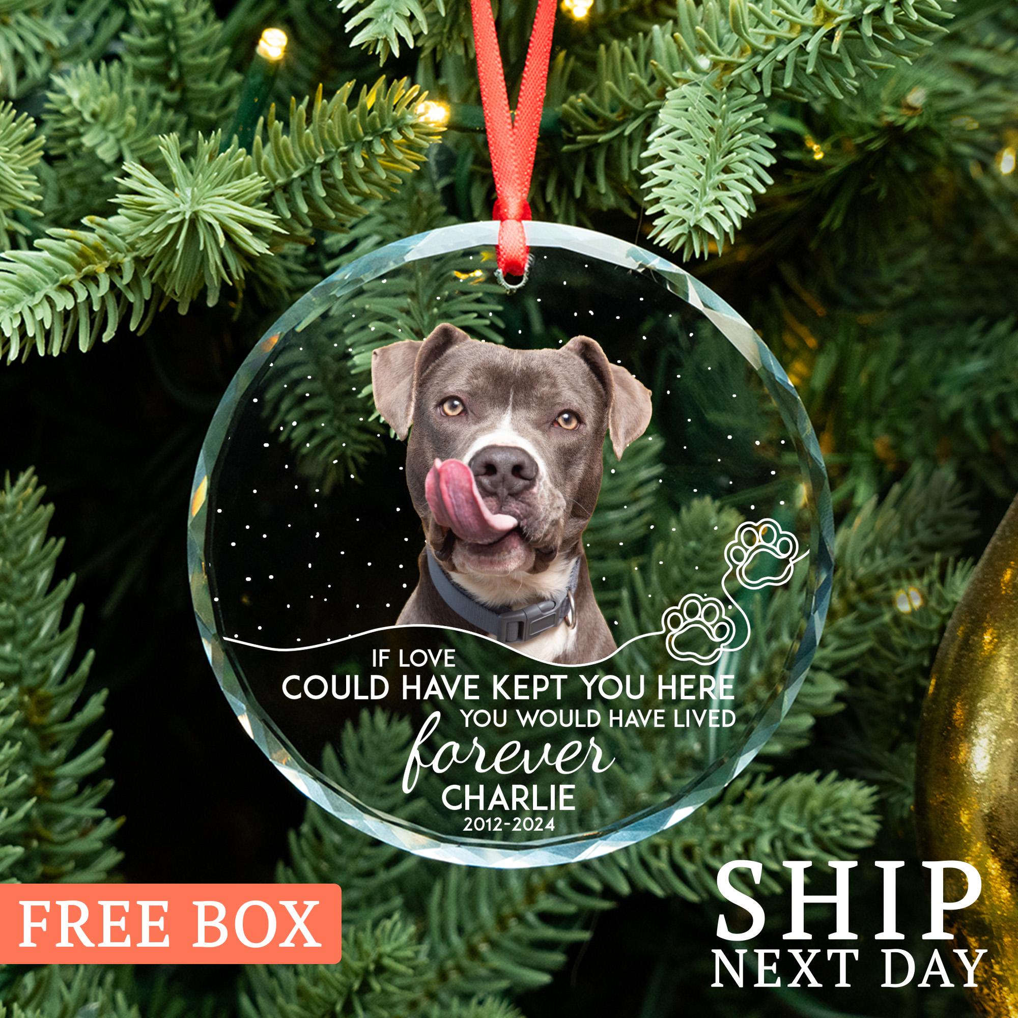 Pet Remembrance Ornament, Christmas Photo Ornament, Custom Pet Ornament, Pet Owner Ornament, Christmas Gift, Memorial Ornament, Dog Ornament