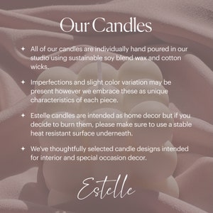 Huge Shell Candle Decorative Soy Wax Candle Clam shell candle Aesthetic Candle Pillar Candle Vegan Unique Candle Gift For Her image 5
